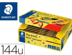 LAPICES DE GRAFITO STAEDTLER NORIS N 2 HB CLASS PACK DE 144 UNIDADES