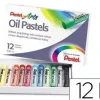 LAPICES PENTEL OIL PASTEL CAJA DE 12 COLORES SURTIDOS