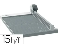 LEITZ PRECISION OFFICE A4+ CIZALLA DE PAPEL - RECORTA HASTA 15 HOJAS - FORMATO A4 - CUCHILLA GIRATORIA
