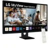 LG SMART MONITOR 31.5 IPS FULL HD 1080P HDR10 - WEBOS 23, BLUETOOTH, HDMI, DISPLAYPORT, USB-A - ALTAVOCES Y MANDO A DISTANCIA - VESA 100X100MM