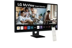 LG SMART MONITOR 31.5 IPS FULL HD 1080P HDR10 - WEBOS 23, BLUETOOTH, HDMI, DISPLAYPORT, USB-A - ALTAVOCES Y MANDO A DISTANCIA - VESA 100X100MM