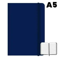 LIBRETA COSIDA CAMPUS UNIVERSITY A5 RAYADO HORIZONTAL AZUL MARINO