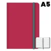 LIBRETA COSIDA CAMPUS UNIVERSITY A5 RAYADO HORIZONTAL FUCSIA