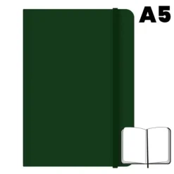 LIBRETA COSIDA CAMPUS UNIVERSITY A5 HOJAS LISAS VERDE OSCURO