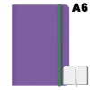 LIBRETA COSIDA CAMPUS UNIVERSITY A6 RAYADO HORIZONTAL VIOLETA