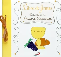 LIBRO DE FIRMAS RECUERDO DE MI PRIMERA COMUNION