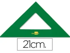LIDERPAPEL ESCUADRA ACRILICA VERDE 21 CM CS43370