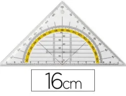LIDERPAPEL ESCUADRA DE GEOMETRIA 16 CM CS59100