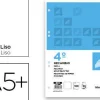 LIDERPAPEL RECAMBIO 4º CUARTO 4 Y 6 TALADROS 100 HOJAS LISO SIN MARGEN RC13