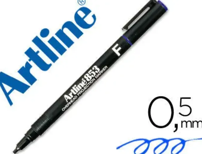 LIDERPAPEL ROTULADOR ARTLINE EK-853 A PERMANENTE COLOR AZUL PUNTA 0,5MM CS10921
