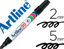 LIDERPAPEL ROTULADOR ARTLINE EK-090 PERMANENTE COLOR NEGRO CS0682.