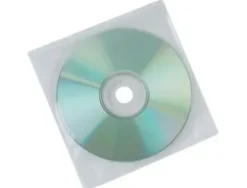 LIDERPAPEL SOBRE PARA CD Q-CONNECT POLIPROPILENO CON SOLAPA -PACK DE 50 UNIDADES 31729