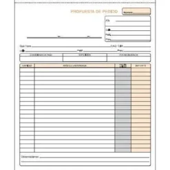 LOAN BLOC PEDIDOS FORMATO HOLANDESA 100 HOJAS REF. T-30 CS07790