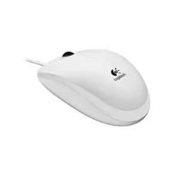 LOGITECH B100 RATON USB 800DPI - 3 BOTONES - USO AMBIDIESTRO - CABLE DE 1.80M - COLOR BLANCO