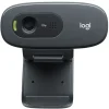 LOGITECH C270 WEBCAM HD 720P - 3MPX - USB 2.0 - MICROFONO INTEGRADO - ANGULO DE VISION 60º - ENFOQUE FIJO - CABLE DE 1.50 - COLOR NEGRO