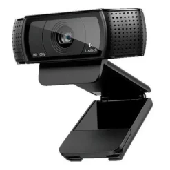 LOGITECH C920 WEBCAM HD PRO 1080P - USB 2.0 - MICROFONOS INTEGRADOS - ENFOQUE AUTOMATICO - CABLE DE 1.83M - COLOR NEGRO