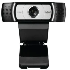 LOGITECH C930E WEBCAM HD 1080P - USB 2.0 - MICROFONOS INTEGRADOS - ENFOQUE AUTOMATICO - ANGULO DE VISION 90º - COLOR NEGRO/PLATA