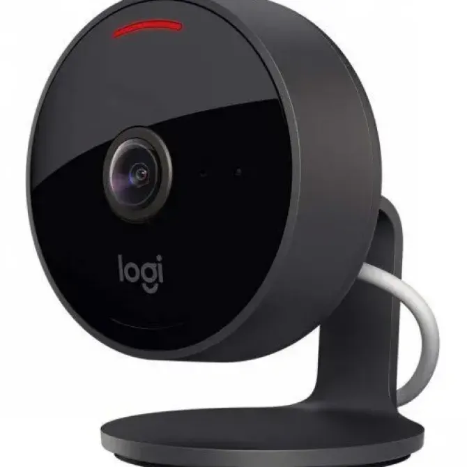 LOGITECH CIRCLE VIEW CAMARA DE VIDEOVIGILANCIA WIFI FULLHD 1080P - ANGULO DE VISION 180º - 2 CANALES AUDIO - MICROFONO Y ALTAVOZ INTEGRADO - VISION NOCTURNA - COLOR NEGRO