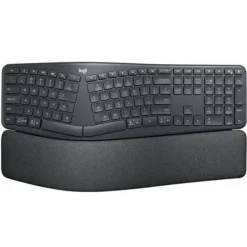 LOGITECH ERGO K860 TECLADO BLUETOOTH INALAMBRICO USB - ERGONOMICO - REPOSAMUÑECAS - COLOR NEGRO