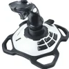 LOGITECH EXTREME 3D PRO JOYSTICK USB - 12 BOTONES PROGRAMABLES - DISPARADOR RAPIDO - ERGONOMICO - BASE SOLIDA Y ESTABLE - COLOR BLANCO/NEGRO