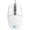 LOGITECH G203 LIGHTSYNC RATON USB 8000DPI - 5 BOTONES PROGRAMABLES - ILUMINACION RGB LIGHTSYNC - USO DIESTRO - CABLE DE 2.10M - COLOR BLANCO