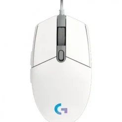 LOGITECH G203 LIGHTSYNC RATON USB 8000DPI - 5 BOTONES PROGRAMABLES - ILUMINACION RGB LIGHTSYNC - USO DIESTRO - CABLE DE 2.10M - COLOR BLANCO