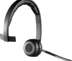LOGITECH H820E AURICULARES INALAMBRICOS MONO CON MICROFONO - AUTONOMIA HASTA 10H - DIADEMA AJUSTABLE - CONTROLES EN AURICULAR - COLOR NEGRO