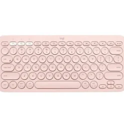 LOGITECH K380 TECLADO INALAMBRICO BLUETOOTH - HASTA 3 DISPOSITIVOS SIMULTANEAMENTE - COLOR ROSA