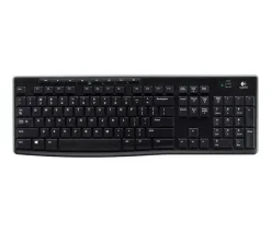 LOGITECH K270 TECLADO INALAMBRICO USB - RESISTENTE A SALPICADURAS - TECLAS DE ACCESO RAPIDO - COLOR NEGRO