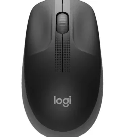 LOGITECH M190 FULL SIZE RATON INALAMBRICO USB 1000DPI - 3 BOTONES - GRAN TAMAÑO - USO AMBIDIESTRO - COLOR NEGRO/GRIS OSCURO