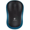 LOGITECH M185 RATON INALAMBRICO 1000DPI - 3 BOTONES - USO AMBIDIESTRO - COLOR NEGRO/AZUL