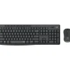 LOGITECH MK295 PACK INALAMBRICO TECLADO + RATON 1000DPI 3 BOTONES - TECLAS Y BOTONES SILENCIOSOS - USO AMBIDIESTRO - COLOR NEGRO