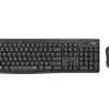 LOGITECH MK295 PACK INALAMBRICO TECLADO (PORTUGUES) + RATON 1000DPI 3 BOTONES - TECLAS Y BOTONES SILENCIOSOS - USO AMBIDIESTRO - COLOR NEGRO
