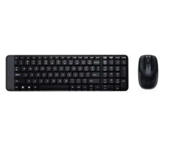 LOGITECH MK220 PACK INALAMBRICO TECLADO K220 + RATON M150 3 BOTONES - USO AMBIDIESTRO - COLOR NEGRO