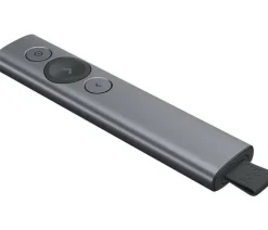 LOGITECH SPOTLIGHT PRESENTADOR INALAMBRICO - RADIO DE ACCION 30M - VIBRACION - COLOR ACERO