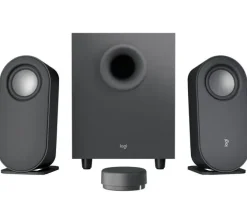 LOGITECH Z407 ALTAVOCES 2.1 BLUETOOTH - 80W - SUBWOOFER 20W - MICRO USB, ENTRADA JACK 3.5MM - CONTROL INALAMBRICO - COLOR NEGRO