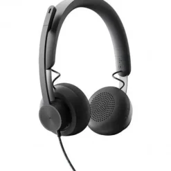 LOGITECH ZONE WIRED MS TEAMS AURICULARES CON MICROFONO PLEGABLE USB-C - DIADEMA AJUSTABLE - ALMOHADILLAS ACOLCHADAS - CONTROLES EN CABLE - CABLE TRENZADO DE 1.90M - COLOR NEGRO