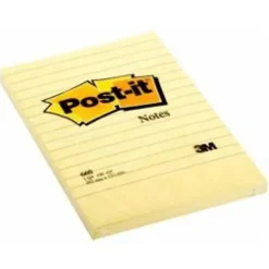 3M MMM NOTA ADH.POST-IT 102X152 AMARILLO HN 660 MAK029266
