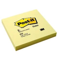 3M MMM NOTA ADH.POST-IT 76X76 100H AMARILLO 654 MAK001212