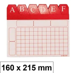 MAKRO PAPER INDICE ALF.FICHERO Nº5 160X215 CARTON 6005 MAK209479