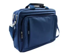 MALETIN PARA PORTATIL Q-CONNECT 15,5" AZUL 1 ASA 1 BOLSILLO EXTERIOR MEDIDAS 390X310X120 MM