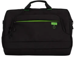 MALETIN PARA PORTATIL Q-CONNECT 17,2" NEGRO 1 ASA 2 BOLSILLOS EXTERIORES POLIETILENO RECICLADO