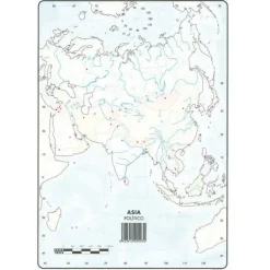 MAPA MUDO ASIA POLITICO
