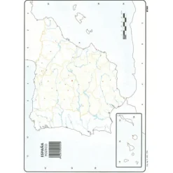 MAPA MUDO ESPAÑA POLITICO