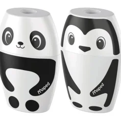 MAPED AFILALAPICES DE PLASTICO CON DEPOSITO PANDA DELFIN 034014