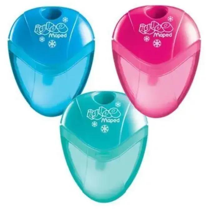 MAPED AFILALAPICES IGLOO 1 AGUJERO COLORES SURTIDOS REF. 534754