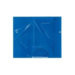 MAPED ESTUCHE DE REGLAS CON CIERRE - REGLAS DE 30 CM. Y 15 CM. ESCUADRA DE 20 CM. CARTABON DE 25 CM. Y TRANSPORTADOR DE 12 CM. - TRANSPARENTES - ESTUCHE EN COLORES SURTIDOS