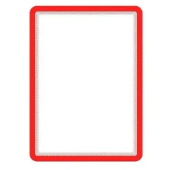 MARCO ANUNC.TARIFOLD A4 MAGN.ROJO/2U