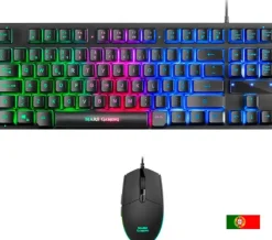 MARS GAMING COMBO GAMING MCPTKL - TECLADO TKL Y RATON LIGERO - ILUMINACION RGB BREATHING & FLOW - TECNOLOGIA H-MECH - HASTA 3200 DPI - SWITCHES MECANICOS HUANO - PRESTACIONES GAMING DE ALTO NIVEL - CO