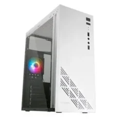 MARS GAMING MC100 SEMITORRE GAMING - ACERO ULTRA-LIGERO - REFRIGERACION AVANZADA CONVECT-COOL - ILUMINACION FIXED RGB - SOPORTE PLACAS ATX/MICROATX/MINI-ITX - COLOR BLANCO
